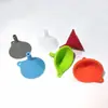 Stock Listo de Fábrica Embudo de Silicona Embudo de Grado Alimenticio Tamaño Diámetro Suministros de Cocina Embudo Plegable Portátil