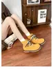 Botines Retro Otoño/Invierno 2026 para Mujer, Diseño de Cordones Multicolor, Estilo Ins Versátil, Moda Dr. Botas Martens con Punta Redonda Grande