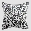 Funda de almohada de jacquard con borde de palisandro, alta precisión, modelo simple de lujo ligero, habitación, villa, funda de cojín de alta calidad