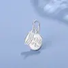 Plata Pura 999 Calabaza de Paz y Alegría Lingote Bolsa de la Suerte Colgante Accesorios para Manualidades con Cuentas