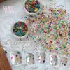 Accesorios de Arte para Uñas con Flores Secas Transfronterizos Nuevos Coloridos Encaje Pequeño Floral Estilo Japonés Natural Fresco Decoración de Uñas DIY