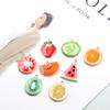 Material diy série frutas frescas melancia limão all-match gota de óleo liga pingente pequeno pulseira acessórios de cabelo atacado