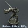 Cobre Blanco Arthur Soldado Rey Modelo Legendario Shogun Samurai Juguete Regalo Personalidad de Hombres Juego de Mesa Pieza de Ajedrez Adornos Auricular