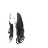 Peruca mulheres cabelos longos de uma peça cabelo artificial em forma de U volume de crescimento de cabelo fofo de onda grande cabelo encaracolado invisível peça de peruca sem costura