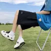 Pantalones Cortos Morados Dopamina para Hombre, de Verano Estilo Americano de Secado Rápido Transpirables Casuales, Rectos de Pierna Ancha de Seda de Hielo para Playa