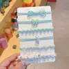 Diadema Pequeña Intestino Kuromi Infantil Diadema para Cuero Cabelludo de Niña Diadema de Princesa Juego de Diademas de Pelo Altamente Elásticas para Niña Pequeña