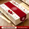 Habitación de Boda Decoración Casa Nueva Mantel de Mesa Festivo Rojo Boda China Matrimonio Compromiso Mantel Largo Personaje Celebración de Boda