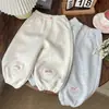 Calça Jogger Casual Soltinha com Bolinhas Fofa para Meninas na Primavera e Outono, Calça Esportiva para Bebê, Calça Jogger com Punho para Crianças Pequenas