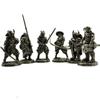 Chuangbai Cobre Samurai Brilhante Japonês Soldado Antigo Modelo de Brinquedo Acabado Jogo de Mesa Ornamentos de Carro Feito à Mão
