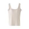 Camisola de Punto Blanca con Cuello en V y Diseño Único, Ropa Exterior de Nicho para Mujer, Estilo Corto con Espalda Descubierta