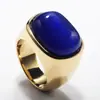 Haiteng acero titanio fundición joyería moda europea y americana Polaroid gema multicolor anillo acero inoxidable hombre fabricantes venta al por mayor