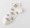 Calcetines nuevos de primavera y verano, calcetines de panda de dibujos animados lindos combinables para mujer, calcetines bajos blancos cómodos ins, calcetines cortos para estudiante