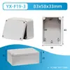Caja de Conexiones Impermeable para Exteriores con Terminales de Plástico ABS Caja Sellada para Interruptor de Monitoreo Fuente de Alimentación Caja de Distribución