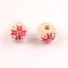 Cuentas Cuadros de Color Hechas a Mano Personalizadas 16mm20mm Cuentas Redondas Perforadas Manualidades Decorativas Cuentas Cuadros Fábrica