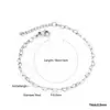 Pulsera Popular Transfronteriza de Acero Inoxidable, Estilo Ins Cadena Gruesa Metálica Europea y Americana Pulsera Chapada en Oro de 18K Joyería, Venta Directa del Fabricante