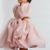 Roupas infantis europeias e americanas vestido estilo espanhol vestido estilo estrangeiro vestido de princesa vestido Amazon um ano de idade ins meninas roupas infantis
