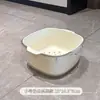 Cesta Drenante de Dopamina de Camada Dupla - Cesta Drenante de Dopamina de Camada Dupla Doméstica Fofa Cesta de Frutas Lavagem Filtragem de Água