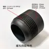 Aço Carbono Rosca Externa Cabeça Esférica Flare Cabeça Plana Polegada Métrica Metal Mangueira Espessada Sextavada Soldada Conector de Rosca Interna