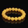 Pulsera de Ágata Amarilla Natural de Alta Calidad, Mineral Original, Aceite Fino, Translúcida, Círculo Único, Blanqueamiento, Corte de Precisión, Suministro de Fábrica Estable