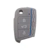 Adecuado para Volkswagen Golf 7, Golf 7, Lavida, Sagitar, Tiguan L, Lamando, Teramont X, Touran L Funda de Silicona para Llave