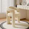Cadeira de Maquiagem para Uma Pessoa Banqueta de Quarto Banqueta de Maquiagem Banqueta de Maquiagem Luxo Leve Alto Padrão Cadeira com Encosto para Casa Cadeira de Vestuário