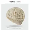 Chapéu de Tricô Frio com Flor Tridimensional Estilo Coreano para Mulheres Primavera e Verão Novo Estilo Pequeno Chapéu Respirável que Mostra o Rosto com Corte em Tecido