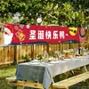 Banderas Navideñas Transfronterizas, Banderines, Decoraciones para Eventos Festivos, Telas para Colgar de Fondo, Banderines Coloridos para Atmósfera Interior, Fábrica Personalizada