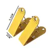 Clip de aleación de aluminio Clip de acero inoxidable engrosado Protector solar Clip a prueba de viento Pinza para ropa multifuncional Pinza para ropa Pinza para ropa interior