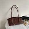 Bolsa Grande da Moda para o Dia a Dia para Mulheres 2025 Outono Nova Casual Simples Bolsa Tote Versátil de Ombro/Axila