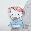 Adorable Pasador de Gato Estilo Pastoral Dulce Corazón de Niña Clips para Flequillo Postizos Todo Fósforo Dibujos Animados Estudiante Pasador Accesorios para el Cabello