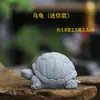 Figuras de Animais Auspiciosos em Pedra Azul Imitação, Decorações de Micro-Paisagem para Tanques de Peixes de Jardim, Pequenos Enfeites Pixiu e Tartaruga Estilo Chinês