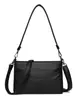 Bolso de Hombro Denk Retro de Cuero Genuino para Mujer, Cuero Suave de Alta Calidad, Bolso Cuadrado Pequeño Sencillo, Piel de Vaca de Primera Capa, Elegante Bolso Cruzado