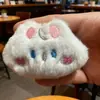 Broche de Pelúcia Urso Coelho Fofo Pingente de Bolsa Pequeno Brinquedo Broche Acessório Dia das Crianças Acessório de Chaveiro para Mulheres