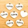 Accesorios de Joyería de Aleación DIY Estilo Mixto Forma de Corazón Pulsera Collar Llavero Colgante Joyería Hecha a Mano
