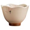 Taza de Boca de Flor de Orquídea Rosa Pintada a Mano de Fábrica Taza de Degustación de Té Kung Fu de Cerámica Taza de Té Taza Maestra Juego de Té para Mujer Tazas de Té