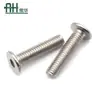 Tornillos de Cabeza Hexagonal de Acero Inoxidable 304 Venta al por Mayor cm Cabeza Plana Cabeza Plana Grande Tornillos Delgados Cabeza Plana Grande Cabeza Redonda