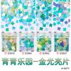 Explosiones transfronterizas arte de uñas material PET ultrafino lentejuelas brillantes arcilla blanda relleno de puntos