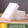 Esponja Nano 5 Peças Esponja para Lavar Louça Pano Mágico Esponja para Lavar Carro Atacado Esponja Removedora de Manchas Esponja de Limpeza