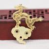 Yiwu Gold Ray color dorado chapado DIY traje antiguo para hombre ala buena Corona horquilla Kirin Tengyun accesorios para el cabello ropa china B696
