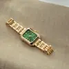 Reloj Popular para Mujer Transfronterizo, Reloj Cuadrado de Moda, Nuevo Reloj de Cuarzo de Cristal para Niñas, Reloj para Mujer de Lujo Ligero de Alta Gama