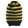 Sombrero jamaicano de reggae rasta Rojo Amarillo Verde color negro rayado sombrero de lana largo hip hop suéter tejido