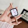 Pulseira de Metal Estilo Corrente de Bambu Adequada para Apple S10 S11 Xiaomi 10 Huawei 11 Gt6 Fit5 Samsung