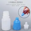 Em estoque frasco conta-gotas squeeze 5/10/20/30/50/100ml frasco para colírio frasco de plástico líquido PE frasco para colírio