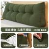 Nueva Almohada de Cabecera Cojín Funda Suave Dormitorio Cama Soporte Lumbar Almohada Tatami Triángulo Sofá Respaldo Grande Extraíble y Lavable