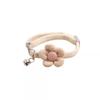 Explosiones transfronterizas mascota linda flor campana collar gato perro ajustable collar oso de peluche accesorios de tracción
