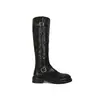 Botas Altas de Tacón Grueso con Hebilla de Temporada Primer Encuentro para Mujer Botas de Caballero Nuevas Otoño/Invierno 2026 Botas Largas de Tacón Medio