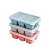 Hielera Cubitera Hielo Hielera Molde Congelador Congelador Rápido Refrigerador Casero Casero Popular Congelado Hielera con Tapa Silicona