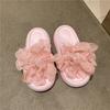 Pantuflas Gruesas con Sensación de Pisada para Usar Afuera Mujer 2025 Primavera y Verano Nuevo Estilo Sandalias de Plataforma Celebridad de Internet Calientes Súper Populares Medias Pantuflas