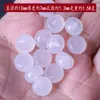 Cuentas de Barril de Ágata Blanca Natural Cuentas Sueltas Cuentas de Tambor Semiterminadas Joyería Hecha a Mano DIY Wenwan Hebilla de Seguridad Cuentas de Buda Accesorios
