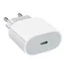 Cargador de Apple Transfronterizo A+C Carga Rápida Cabezal de Carga de 20W Pd Estándar Europeo Cargador Doble Puerto de Carga Rápida Set